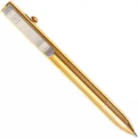 Big Idea Design Base Line Bolt Action Pen BS-BA-BS Brass, everyday carry penna