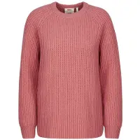 Fjällräven Women's Övik Rib Sweater Pullover di lana Donna (XXS, fuchsia)