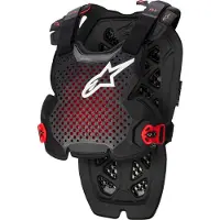 Alpinestars Protezione Torace A-1 Pro Anthracite Black Red, Taglia: M/L