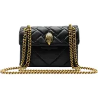 Kurt Geiger per donna. 1470805109 Mini borsa Kensington in pelle nera (OSFA), Nero, Casual