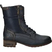 Mustang Stivaletto stringato blu notte