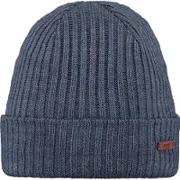 Barts Wilbert Turnup Berretto Uomo (One Size, blu)
