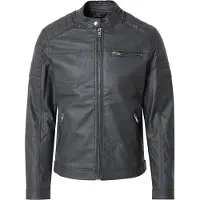 Jack & Jones Giacca Biker In Similpelle