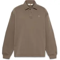 Timberland Polo Sweatshirt Chocolate Chip Taglia: XXL | Maglie a manica lunga Outlet | Uomo | Marrone