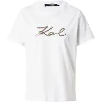 Karl Lagerfeld Signature Sequins T-shirt White Taglia: S | Maglie Sportivi Outlet | Donna | Bianco