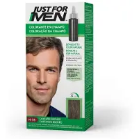 Just for men Shampoo Colorante Castano Scuro — Shampoo colorante