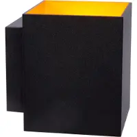 Lucide Applique Xera, nero, 10 cm, faretto, alluminio