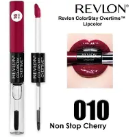 Revlon Colorstay Overtime Lipcolor 010 Non Stop Cherry 2ml — Rossetto liquido