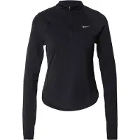 Nike Women's Tempo Swoosh HBR Dri-Fit Half-Zip Top Maglia da corsa Donna (S, nero)
