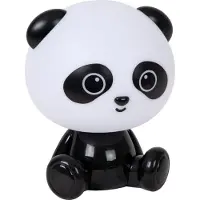 Lucide Lampada da tavolo per bambini Dodo Panda, bianco/nero, dimmerabile, ABS