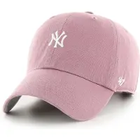 47 Cappello da baseball 'MLB New York Ya' malva / nero / bianco