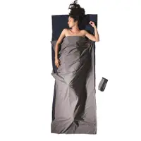 Cocoon TravelSheet Cotton Sacco a pelo da viaggio (220 x 90 cm, grigio)