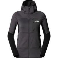 The North Face - Pile da donna in Polartec - W Polartec Powergrid Stormgap Hoodie Anthracite Grey TNF Black per Donne - Taglia M - Grigio