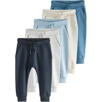 Next Pantaloni beige / navy / blu pastello / grigio chiaro