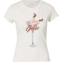 Guess Marciano GUESS Ss Tini Boots Espres Cream White Taglia: S | Maglie Sportivi Outlet | Donna | Bianco