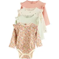 Next Tutina / body per bambino écru / verde pastello / rosa antico
