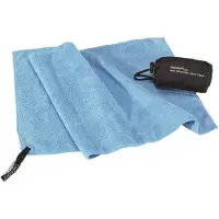 Cocoon Terry Towel Light Telo in microfibra (90 x 50 cm - M, blu)