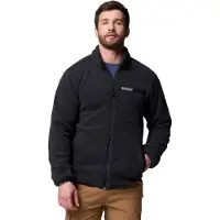 Columbia Rugged Ridge High Pile Full Zip Giacca in pile Uomo (XXL, nero)
