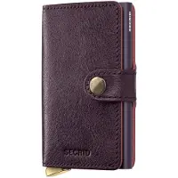 Secrid Portafoglio In Pelle Miniwallet Basco