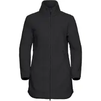 Jack Wolfskin Women's High Curl Coat Giacca in pile Donna (S, nero)