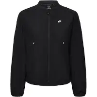 Asics Women's Nagino Run Adjustable Jacket Giacca da corsa Donna (XS, nero)