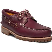 Timberland - Scarpe da barca - Authentic Boat Shoe Burgundy per Uomo in Pelle - Taglia 7,5 US - Bordeaux