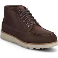 Timberland per uomo. TB0A6CEPEIV1 Stivali Chukka in pelle marrone scuro Britton Mills (44), Basso, Stringhe, Casual, All'aperto