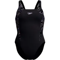 Speedo Women's Hyperboom Splice Muscleback Costume intero Donna (34, nero)