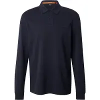 BOSS per uomo. 50527525 Polo nera in interlock (L), Nero, Casual, Cotone, Manica lunga