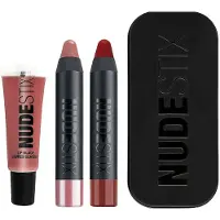 Nudestix Set Red Hot Lips Mini Kit Royal Nude 04 e Posh — Set Rossetti