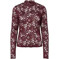 Y.A.S Maglietta 'YASLacey' rosso vino