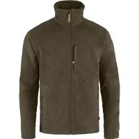 Fjällräven Buck Fleece Giacca in pile Uomo (XS, marrone)