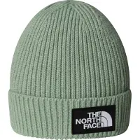 The North Face Kid's TNF Logo Box Cuffed Beanie Berretto Bambini (One Size, verde)