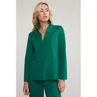 River Woods Green V-neck Blouse Applied Pockets Taglia: 38 | Magliette intime Outlet | Donna | Verde