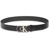 Calvin Klein Curve Monogram Buckle Belt Black Taglia: 90 | Cinture Outlet | Uomo | Nero