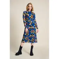 Pom Amsterdam Dress - Butterfly Blue Mesh Taglia: 34 | Abiti Midi Outlet | Donna | Blu