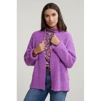 River Woods Purple Short V-neck Cardigan Taglia: L | Cardigan Outlet | Donna