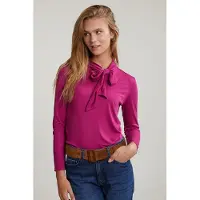 River Woods Magenta Roll Neck T-shirt With Bow Taglia: XS | Maglie a manica lunga Outlet | Donna | Bianco
