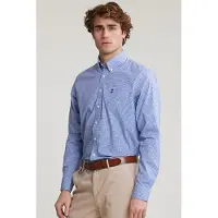 River Woods Regular Fit Checked Shirt Blue/white Taglia: S | Camicie Casual Outlet | Uomo | Blu