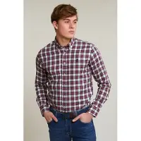 River Woods Custom Fit Checked Shirt Red/beige Taglia: S | Camicie Casual Outlet | Uomo | Rosso