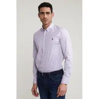 River Woods Custom Fit Checked Shirt Red/blue Taglia: S | Camicie Casual Outlet | Uomo | Rosso