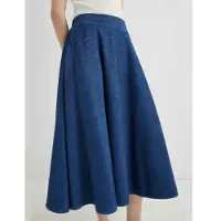 Marella per donna. 2523106014200 Gonna a figura blu (42), Casual, Denim