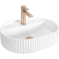 REA Lavabo Da Appoggio Marcela 50 White