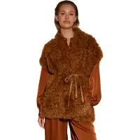 Amaya Amsterdam Diaz Gilet Brown Taglia: S | Gilet Outlet | Donna | Marrone