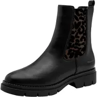 Tamaris Boots chelsea marrone scuro / nero