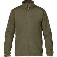 Fjällräven Sten Fleece Giacca in pile Uomo (3XL, marrone/olivia)
