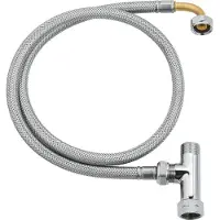 GROHE Set di attacchi 14074 per doccia WC Bau in Vetroceramica cromata