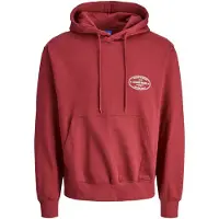Jack & Jones Felpa Con Cappuccio Stampa Sul Retro