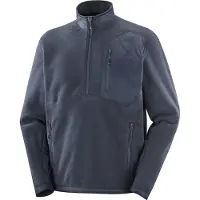 Salomon - Pile mezza zip da uomo - Pullover Chroma Fleece HZ M Blue Nights per Uomo - Taglia M - Blu navy