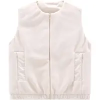 Jeanne Baret Women's Rochefort Cargo Vest Gilet sintetico Donna (44, bianco)